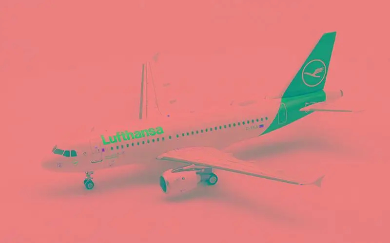 JFOX LUFTHANSA AIRBUS A319 100 D AILK 1/200 литье под давлением модель самолета| |