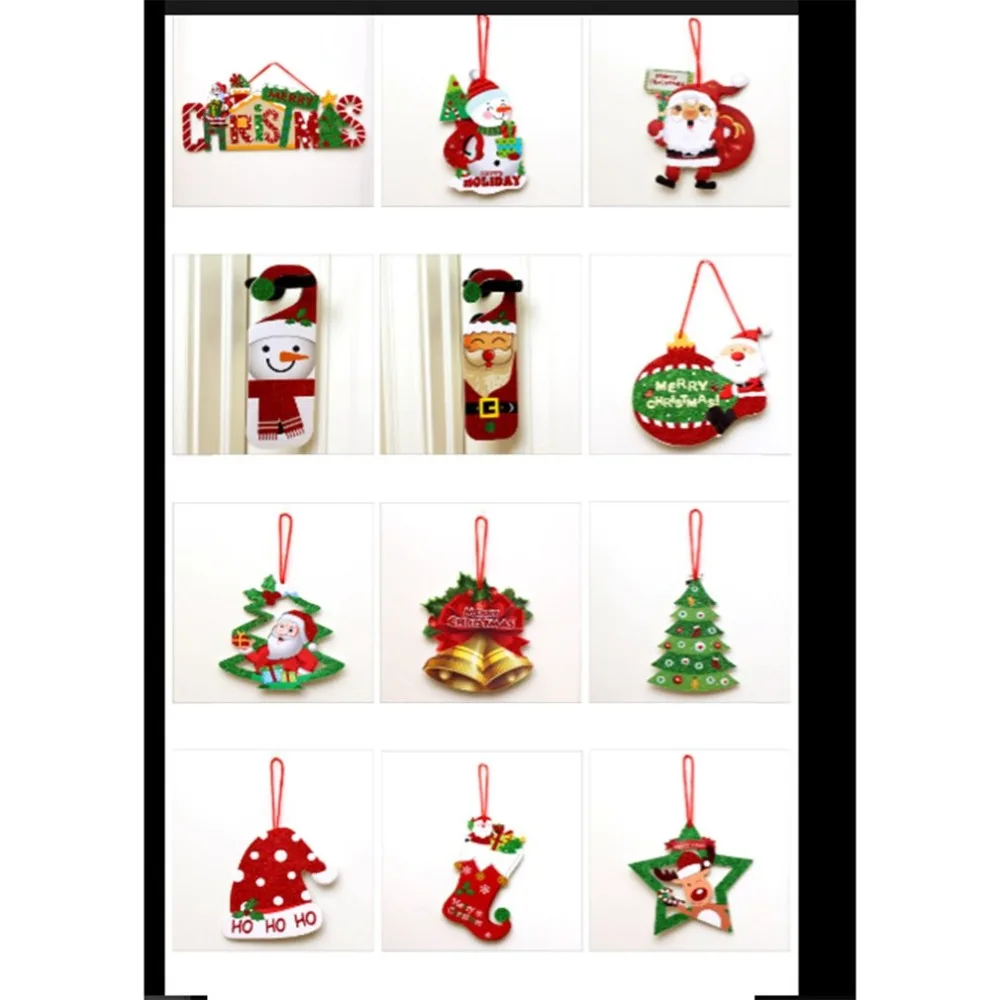 Рождественское украшение пенопластовый снеговик колокольчик Санта Клаус