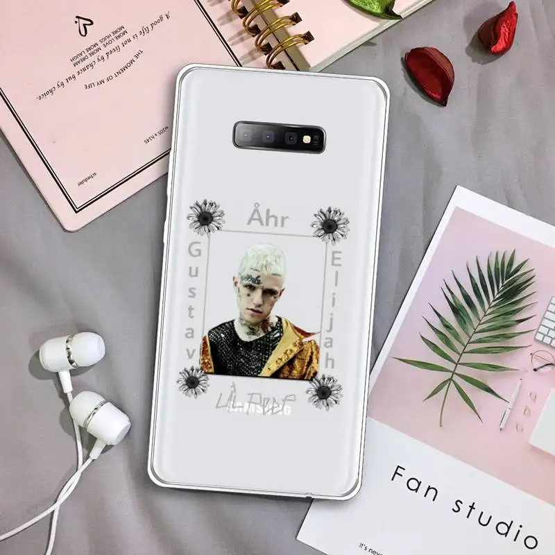 

Lil Peep Phone Case Transparent For Samsung Galaxy A71 A21s S8 S9 S10 plus note 20 ultra