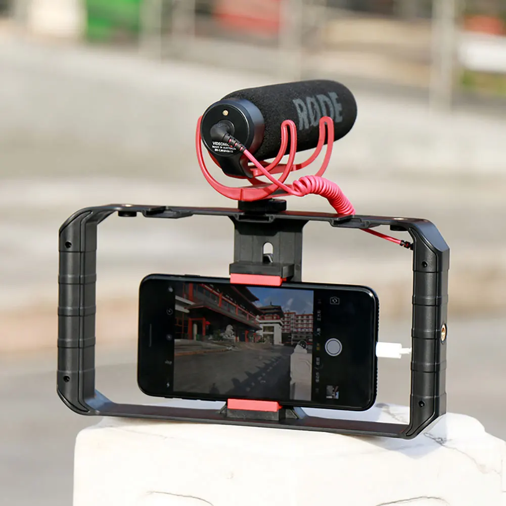 Ulanzi U-Rig Pro Smartphone Video Rig with 2 Shoe Mounts Filmmaking Case Handheld Phone Stabilizer Grip Tripod Mount Stand | Мобильные