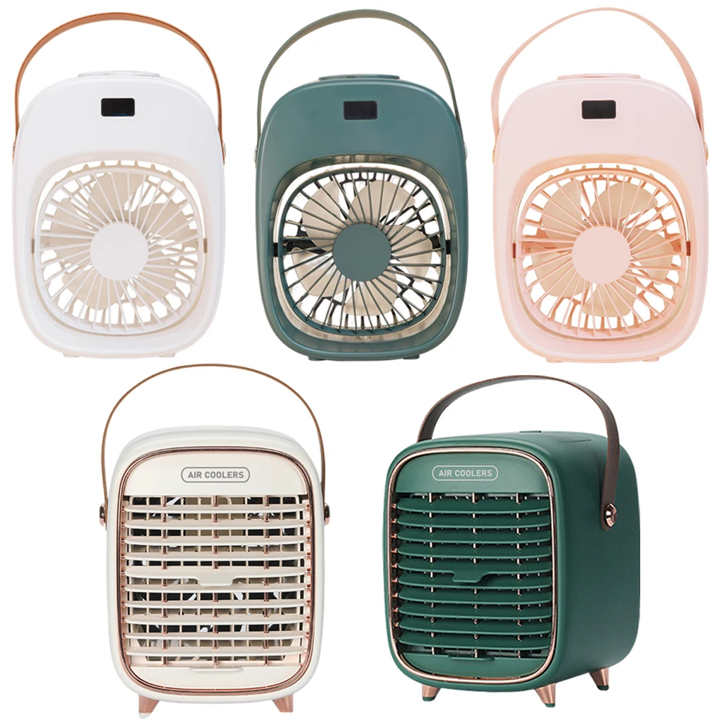 

Вентилятор для охлаждения воздуха, бесшумный кондиционер с резервуаром для воды 200 мл, увлажнитель, очень тихий