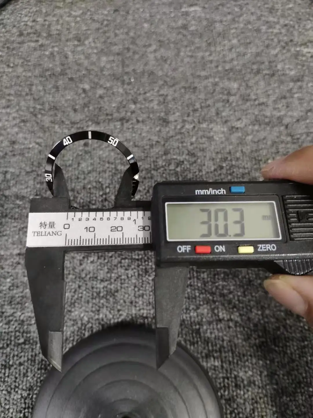 

36.5mm Aluminum Watch Ring Inner Diameter 30.3mm Bezel Insert Ring For 40mm Retro Antiques SUB Watch Casing Watch Accessories