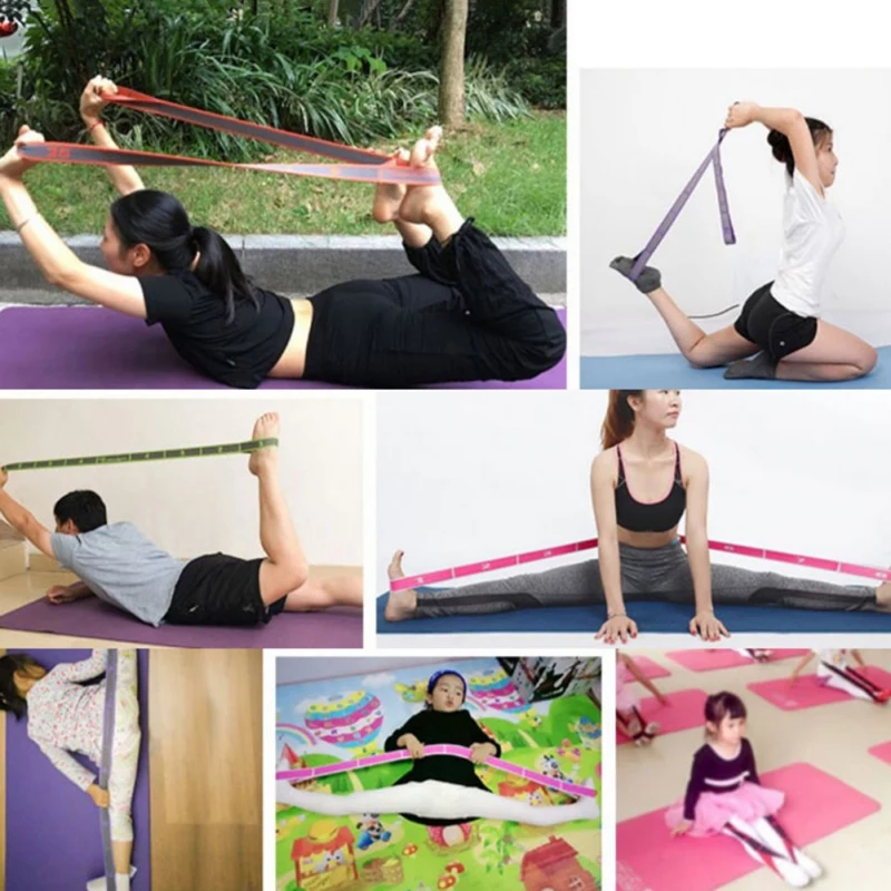 

Latex Nylon Yoga Pilates Rally Band Multilevel Force Setting Yoga Fitness Exercise Band Multi-Functional Elastic Band