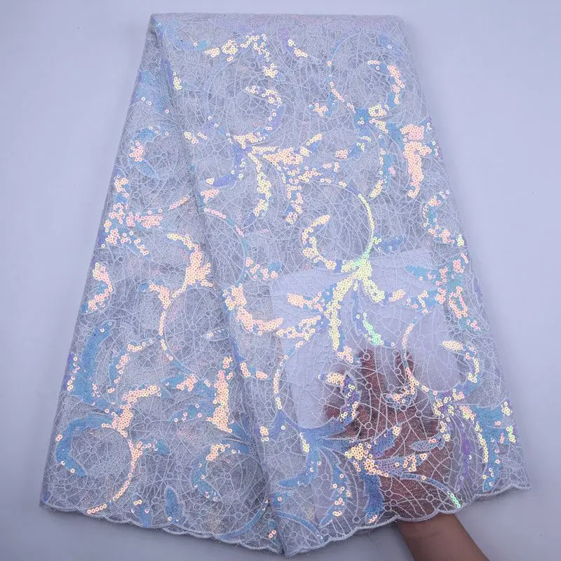 В африканском стиле последнего поступления органзовая кружевная ткань 2020