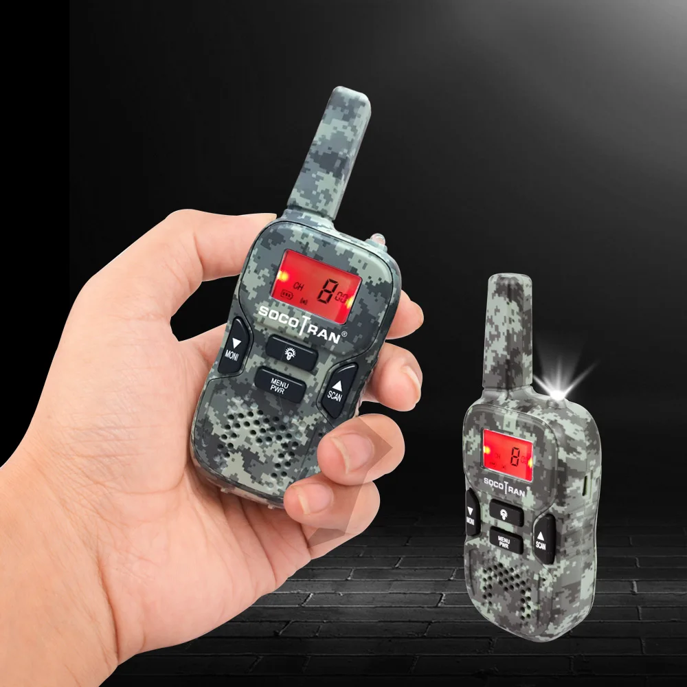 Детская мини рация SOCOTRAN R8 PMR446 двусторонняя радиостанция pmr подарок для детей