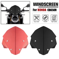 motorcycle aluminum windscreen visor wind shield deflector upper cover for honda cb650r 2019 2020 2021 cb 650r neo sports cafe