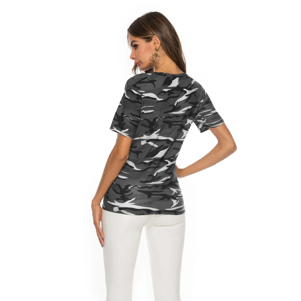 2020 Взрывные модели женская футболка с принтом в стиле пэчворк летняя новая