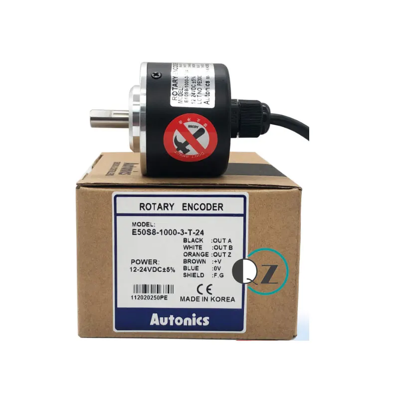 E40S6-1000-3-T-24 AUTONICS Rotary Encoder 100 200 360 500 600 1000 1024 1200 2000 2500 3600 pulse 12-24VDC ABZ three phase |