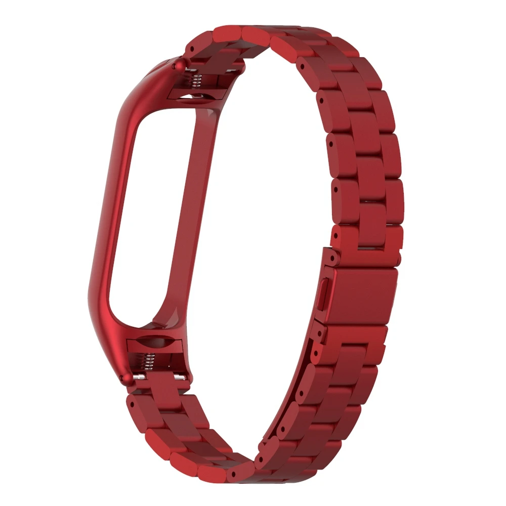HANGRUI mi Band 4 металлический ремешок из нержавеющей стали для Xiaomi mi Band 4/3 Замена браслета mi band 4 совместимый ремешок с пряжкой