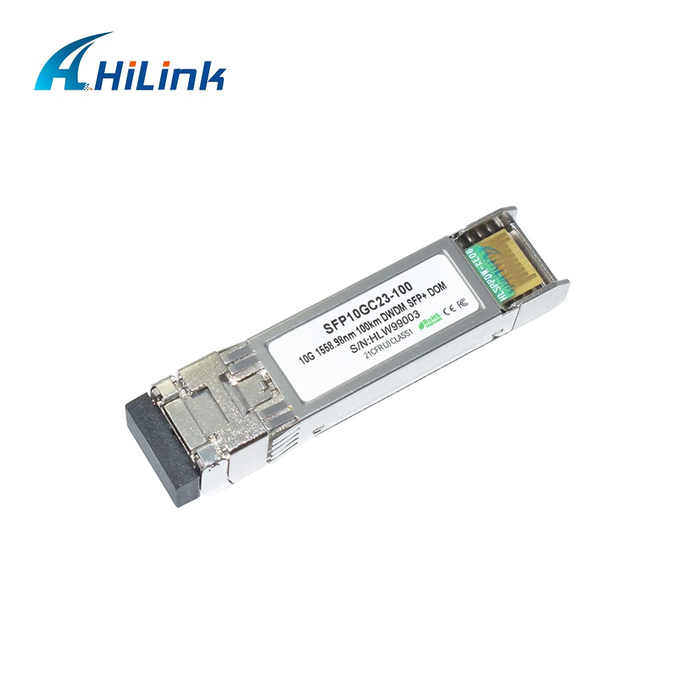 10G SFP + DWDM 1558.98nm C23 100km двойной LC DDM волоконно оптический модуль|Оптоволоконное