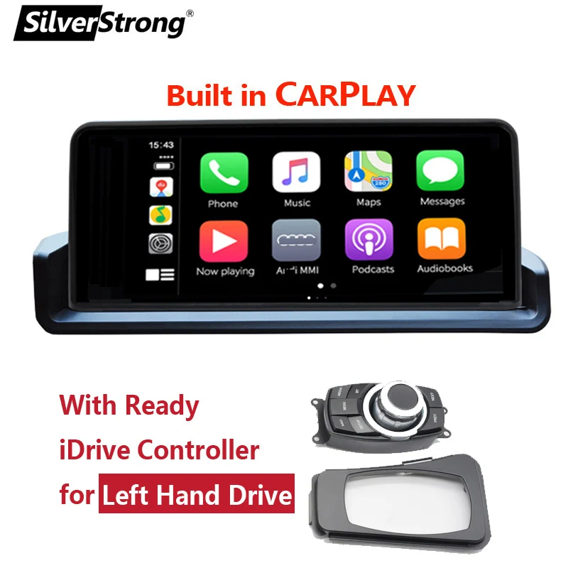 Автомагнитола 2 DIN idrive для BMW E90 E91 E92 E93 Android 10 IPS-экран радио навигация без DVD-плеера |