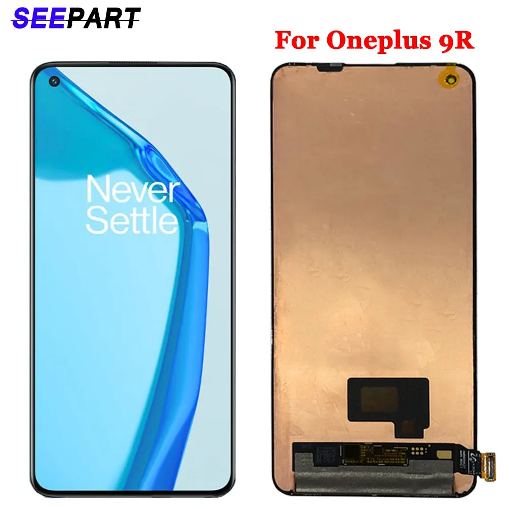 

6.55" For OnePlus 9R LCD Display+Touch Screen Digitizer Assembly With Frame Replacement For OnePlus 9R LCD