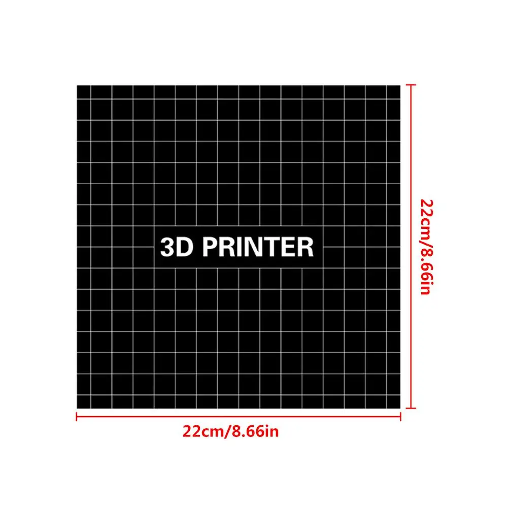 3D принтер 220x220x0 5 мм термостойкие наклейки для кровати с координатной печатью на