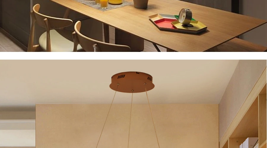 Креативный светодиодный подвесной светильник столовая современные подвесные лампы Гостиная Ресторан Бар алюминиевый светильник RC затемнение