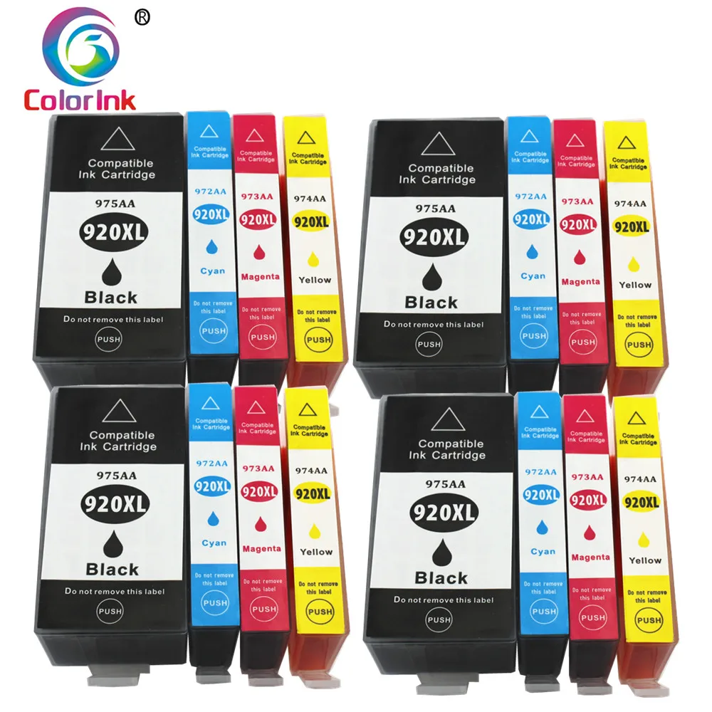 Чернильный картридж ColorInk 920XL 920 XL HP для картриджей принтеров Officejet 6000 6500 6500A 7000 7500