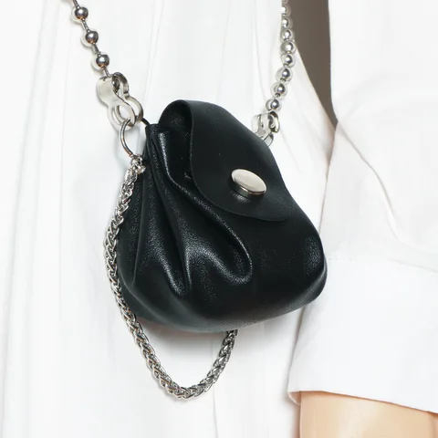 Мини-сумка-мешок DAEYOTEN для женщин, милая дизайнерская сумочка на плечо с цепочкой, модные роскошные дамские чемоданчики, ZM1176