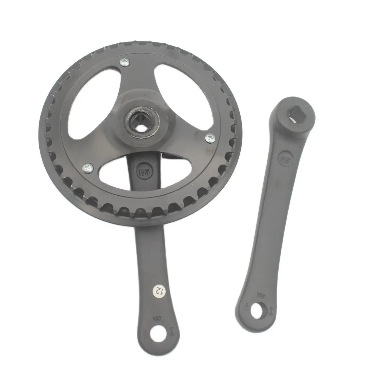 Велосипедный коленчатый комплект складная односкоростная Звездочка из