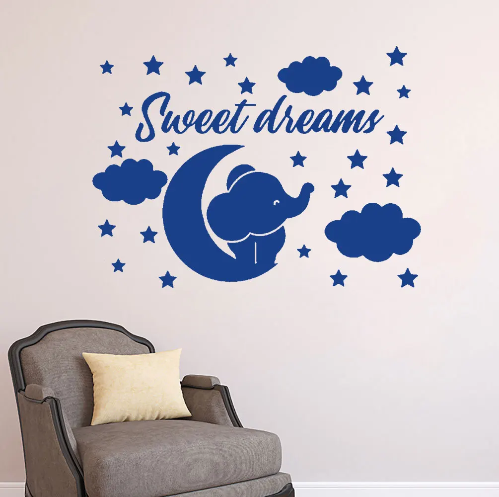 Bedroom Wall Stickers Sweet Dreams Love Quote Decals Vinyl Interior Home Design Decor Couple Room Murals DW13357DW13352 |