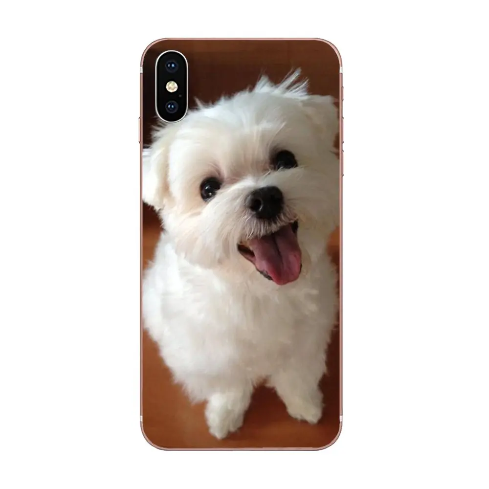 Футболки с надписью I Love My Мальтийская болонка Щенки для Galaxy Alpha Note 10 Pro A10 A20 A20E A30 A40