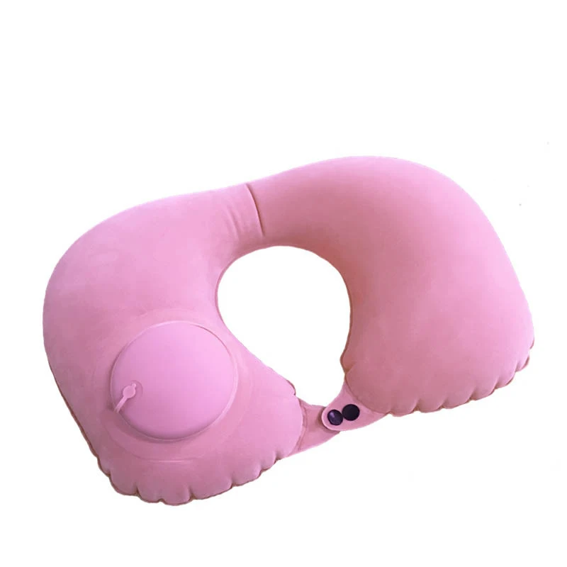 

Inflatable U-shaped Pillows Travel Outdoor Portable Pillow Neckrest Travel Folding Slow Rebound Train Plane Office Travel