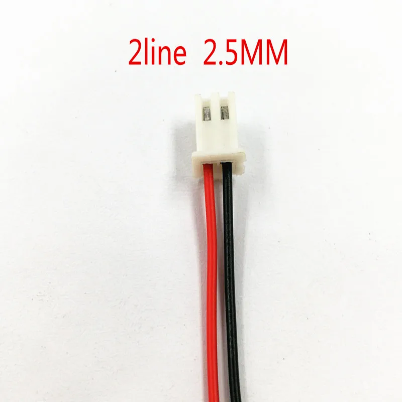 3,7 V 60mAh 501215 501015 литий-полимерная LiPo аккумуляторная батарея для Mp3 Mp4 PAD DVD наушников bluetooth - Цвет: plug 2.5mm