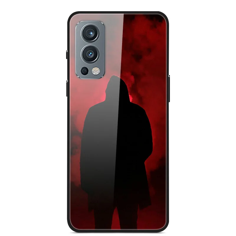 tempered glass case for oneplus nord 2 5g cases wolf space girl phone case for oneplus nord ce 5g cover one plus nord funda capa free global shipping