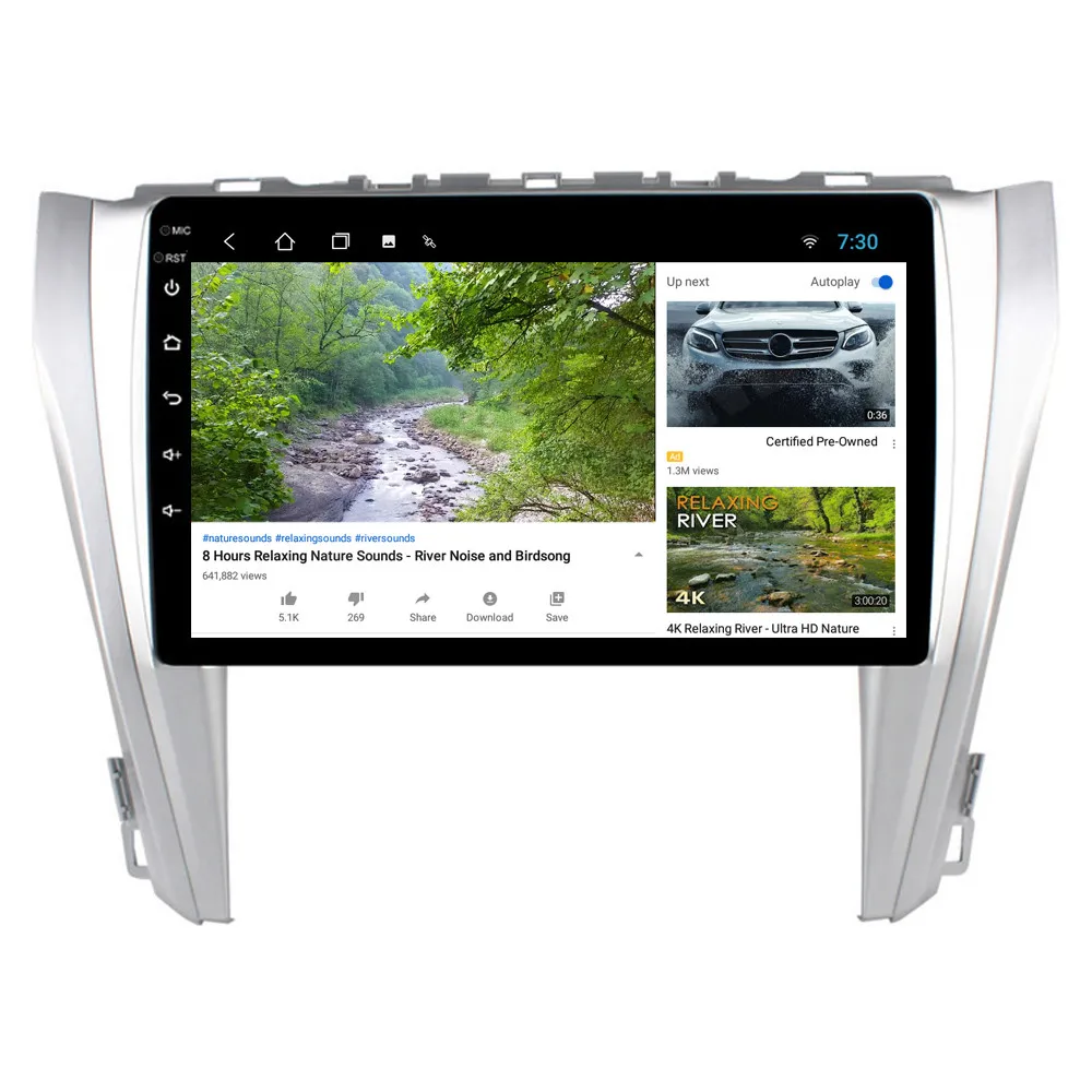 RoverOne For Toyota Camry 2015 2016 2017 Android 12 Autoradio Car Multimedia Player Radio GPS Navigation Head Unit NO DVD | Автомобили и