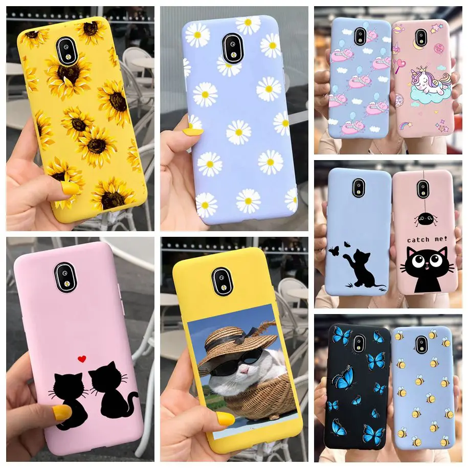 Чехол для телефона Samsung Galaxy J3 2017 чехлы мягкий силиконовый чехол накладка с