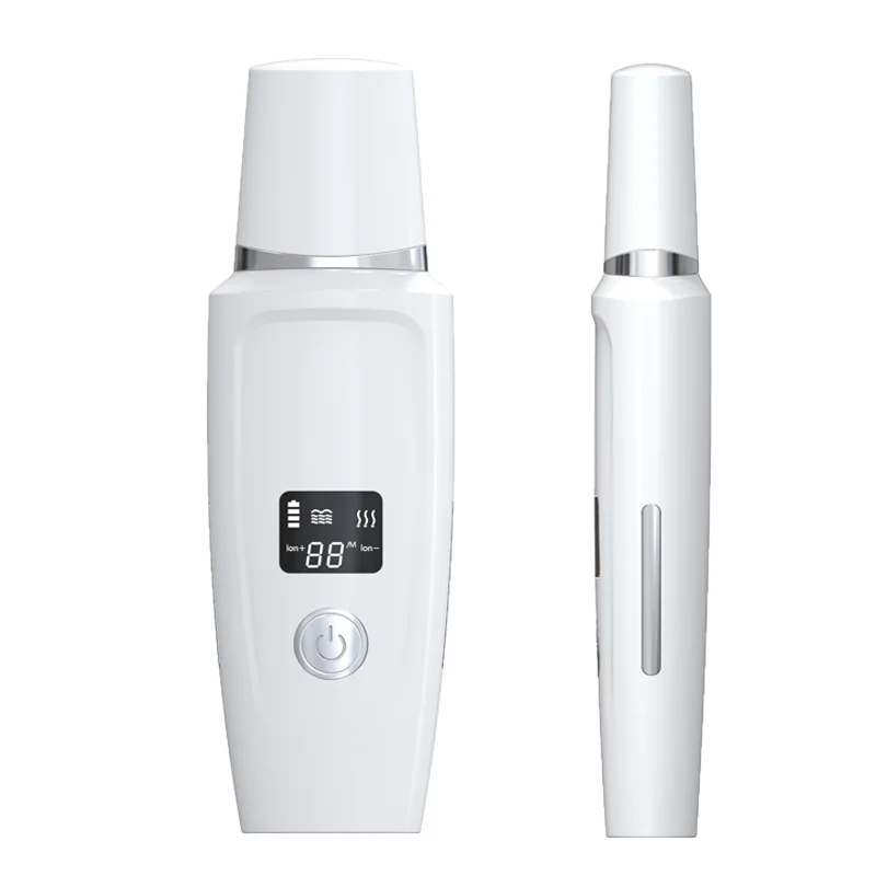 Satin Al Cilt Scrubber Yüz Spatula Siyah Nokta çıkarıcı Ultrasonik Gözenek Temizleyici 3 Modları Ile Komedon çıkarıcı Yüz Aracı