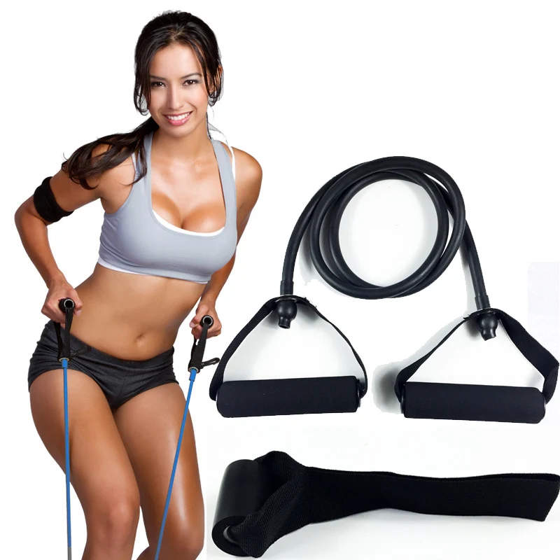 Эластичные спортивные ленты длиной 1 2 м тянущиеся для йоги фитнеса тренировок