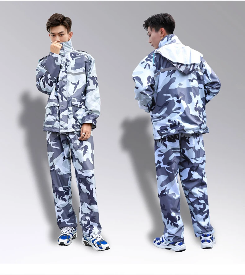 

Камуфляжные непромокаемые дождевики, куртка, костюм для кемпинга, езды на велосипеде, уличные дождевики, бытовые товары 50