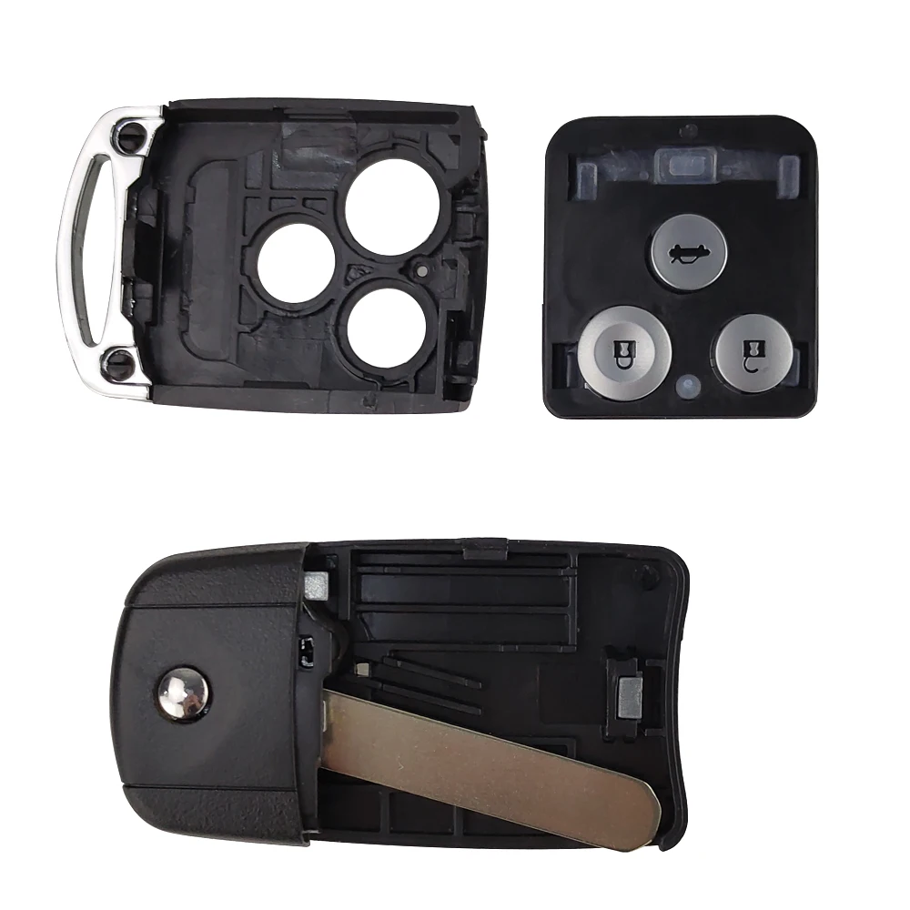 Okeytech 3 кнопки дистанционный ключ для автомобиля Fob чехол в виде ракушки