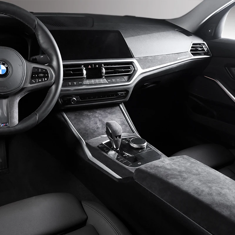 BETTERHUMZ Алькантара для BMW G20 G28 G23 3 4 серии M Эффективная Центральная панель