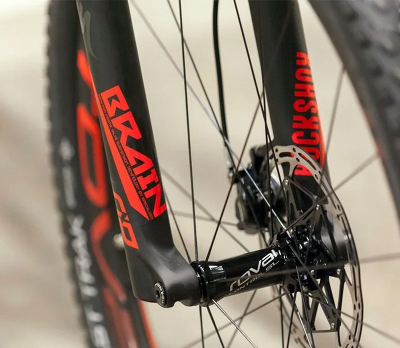 Наклейка ROCK SHOX SID с вилкой мозга 2018 Эпическая наклейка спереди велосипедная