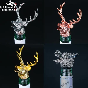 Пробка для бутылки вина, нержавеющая сталь, олень, голова дракона, уникальные аэраторы для вина, инструменты для бара