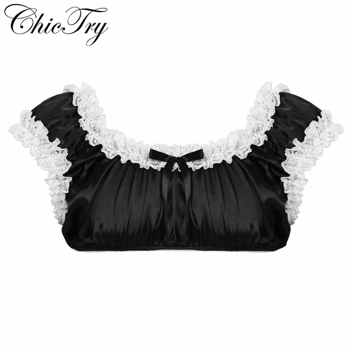 Сексуальное мужское атласное нижнее белье для мужчин и женщин гладкий кружевной