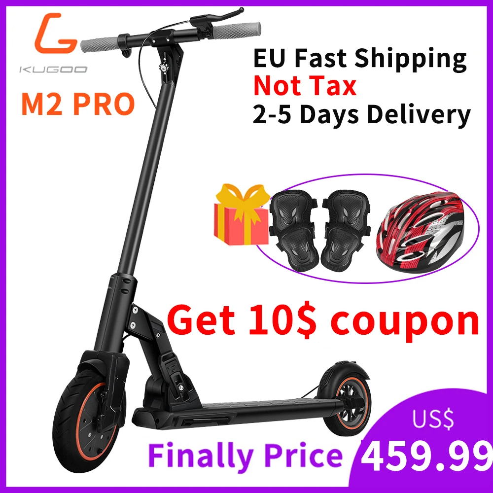 [ЕС сток] KUGOO M2 PRO складной электрический скутер 350 Вт Мотор ЖК дисплей экран 3
