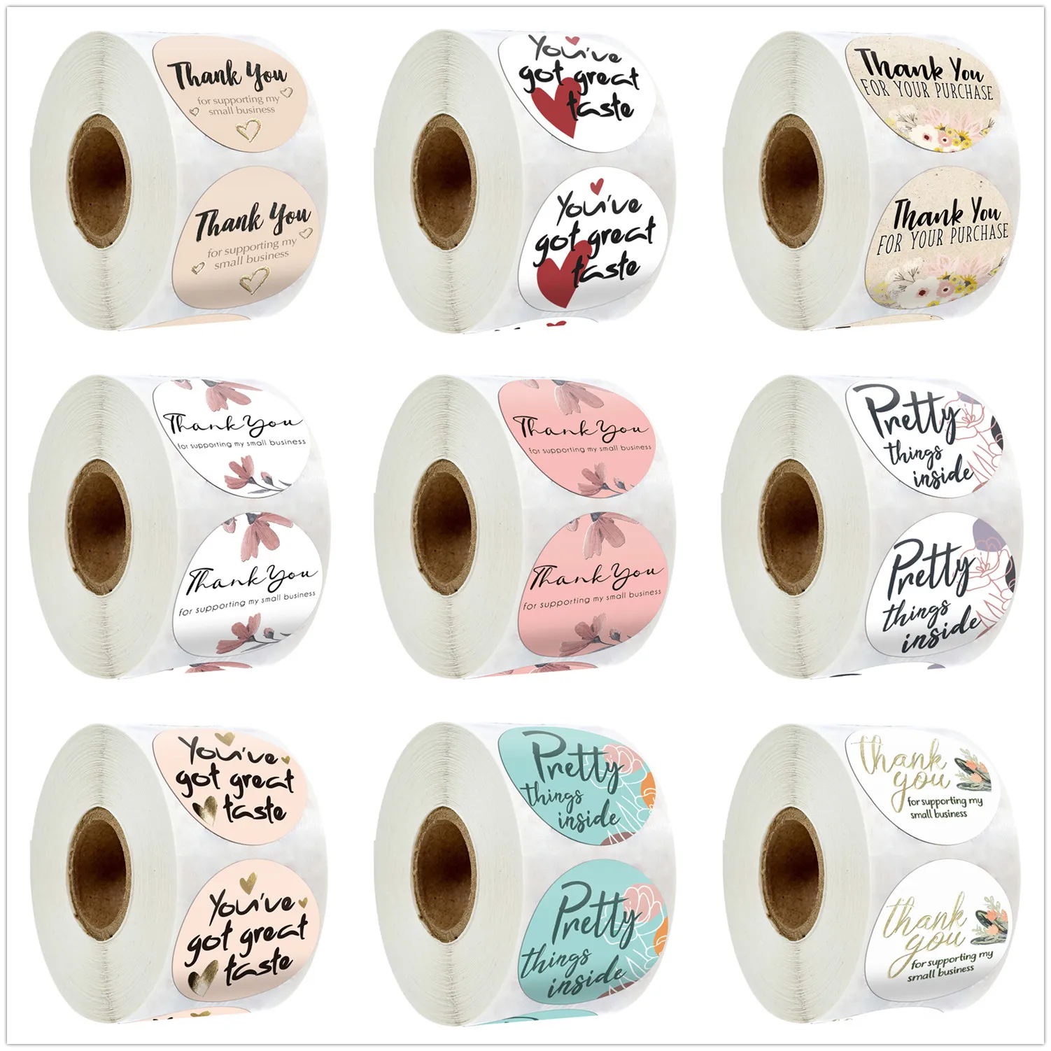 500 шт. 1 дюймов/25 мм &quotу вас есть отличный вкус&quot наклейки для маленьких Бизнес