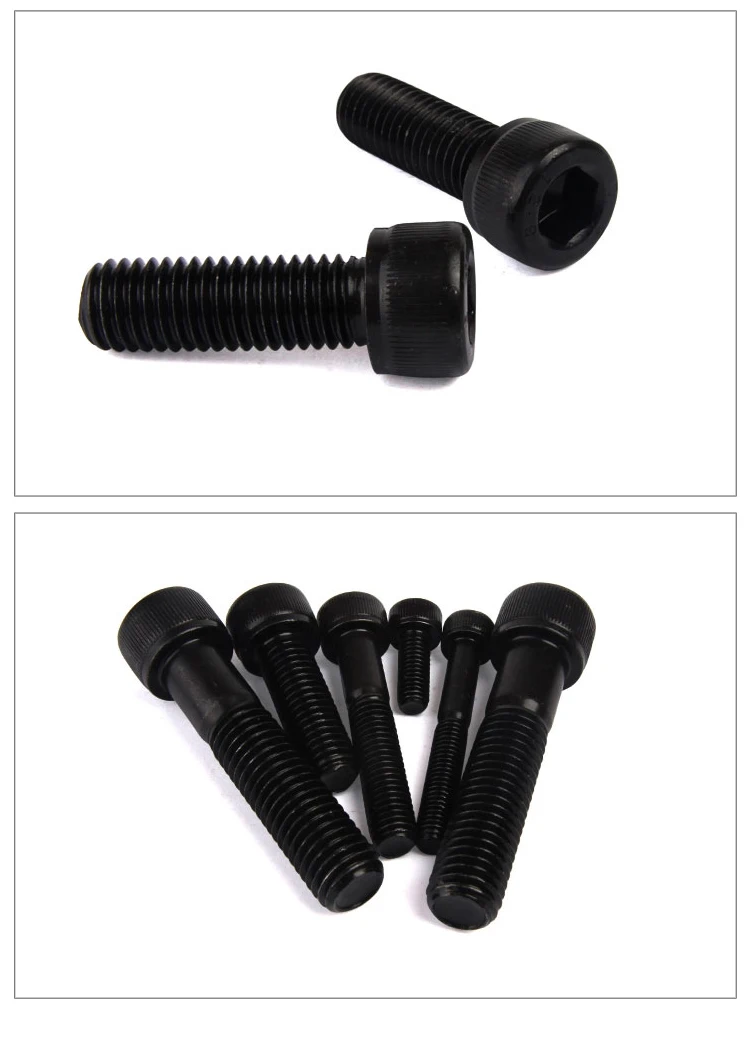 Peng Fa M1.4-M12 DIN912 класс 12,9 шестигранный винт с шестигранной головкой черные шестигранные винты с шестигранной головкой