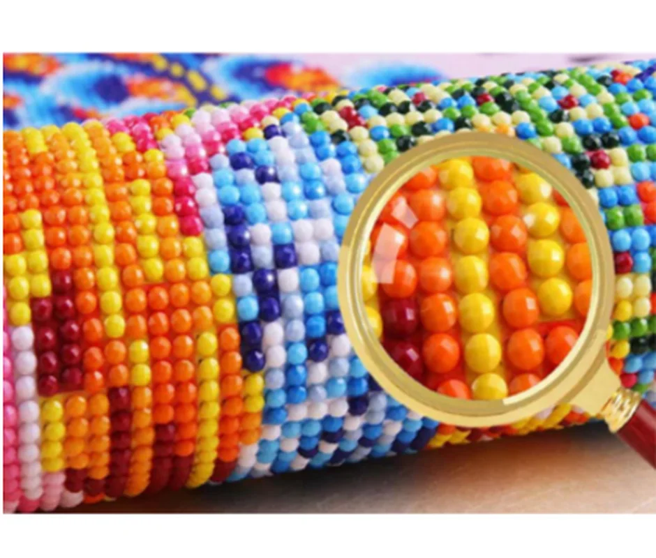 5D алмазная живопись стеклянная чаша пейзаж узор полная выкладка вышивка