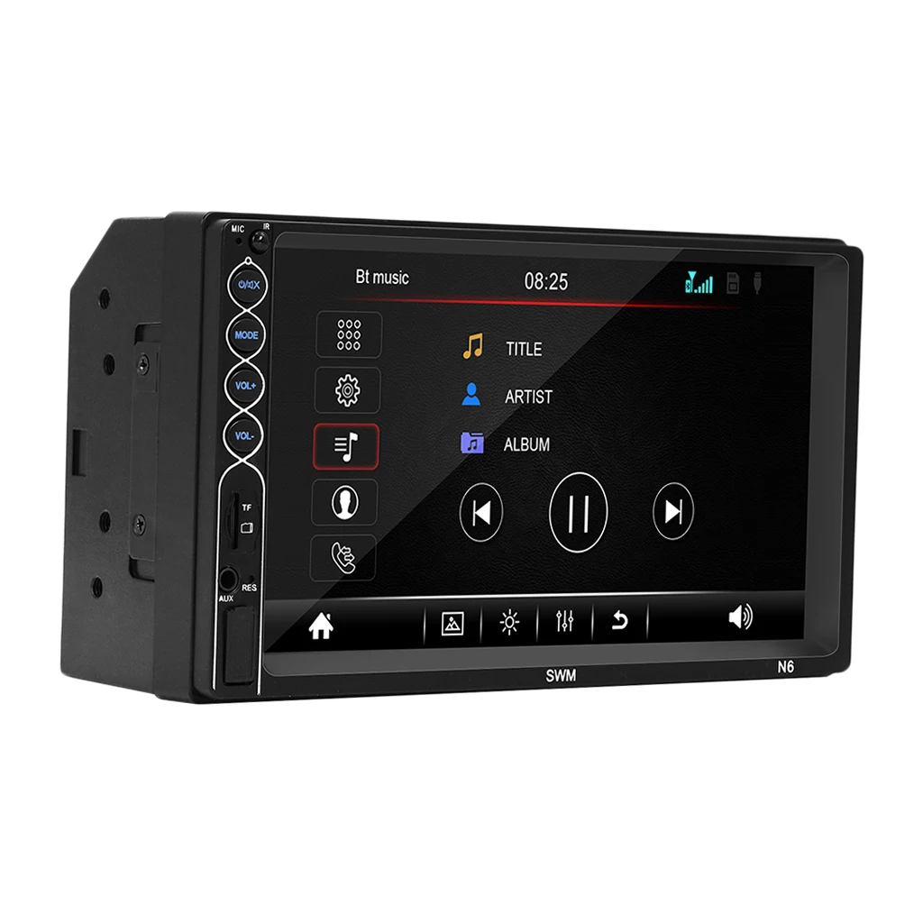 

7'' Touch Screen TFT MP5 Player FM/USB/AUX Navigation Steering Wheel Control