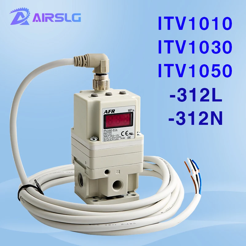 

ITV ITV1010 ITV1030 ITV1050 Electric valve Proportional pneumatic solenoid valve resistance -312N-312L ITV1050-312N ITV1050-312L