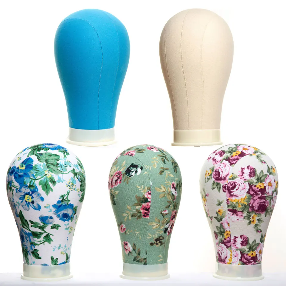 Красочные пенопласт парик Стенд Манекен головы холст блок manican для женщин 21/22/23/24