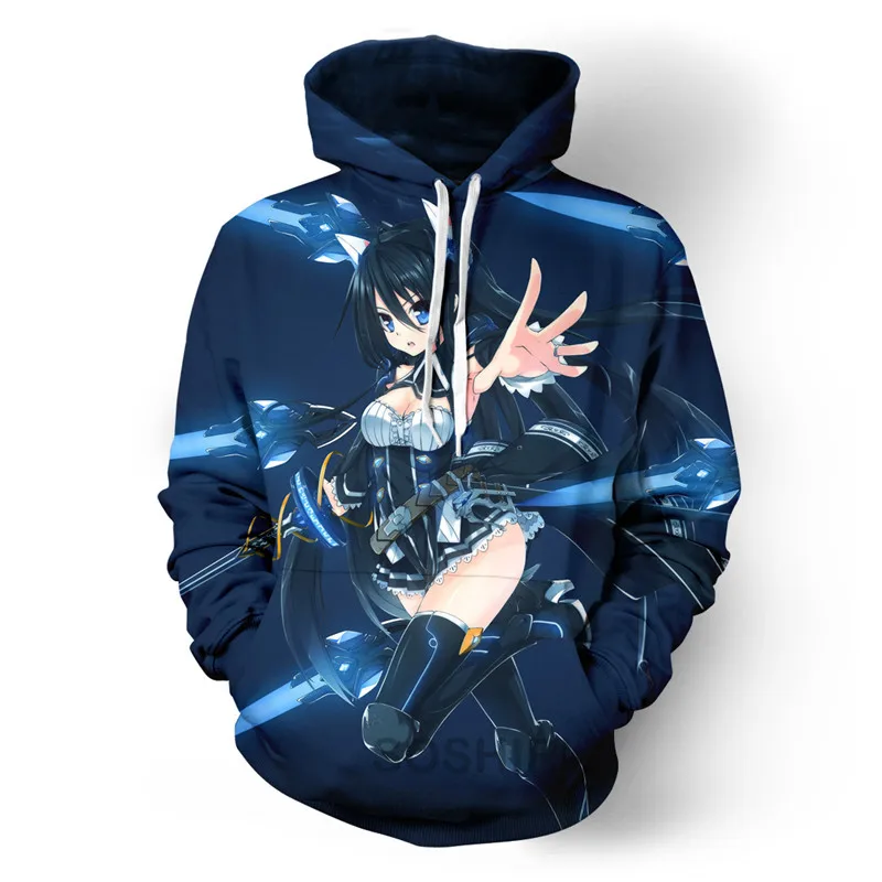 Толстовка SOSHIRL с изображением меча для девочек классная в стиле аниме унисекс