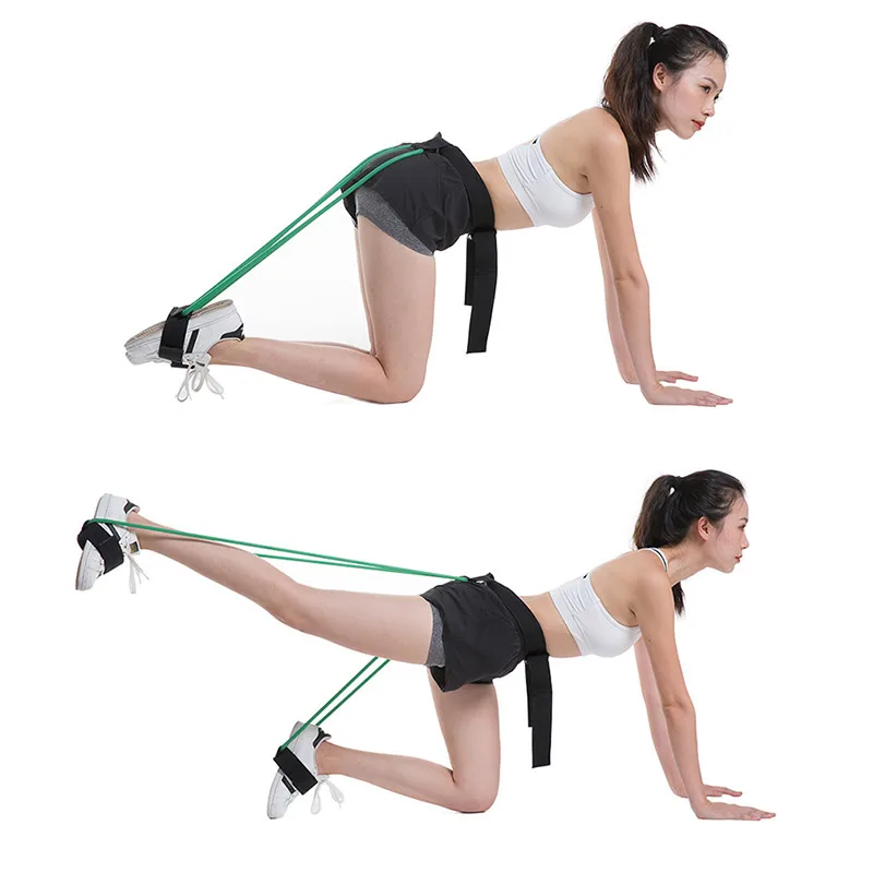 Спортивные Эспандеры для ягодиц и ног тренировочные эластичные ленты с