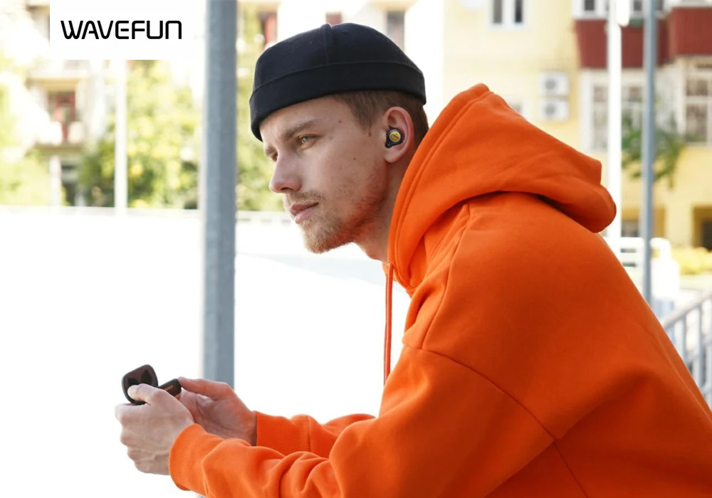 Wavefun Bluetooth наушники HIFI aptX беспроводные наушники для зарядки полностью 45 часов музыкального времени наушники CVC8.0 с двойным микрофоном