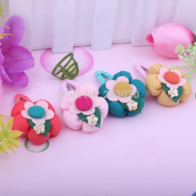 Модный орнамент для волос с пятью лепестками Цветочные заколки цветком кушака