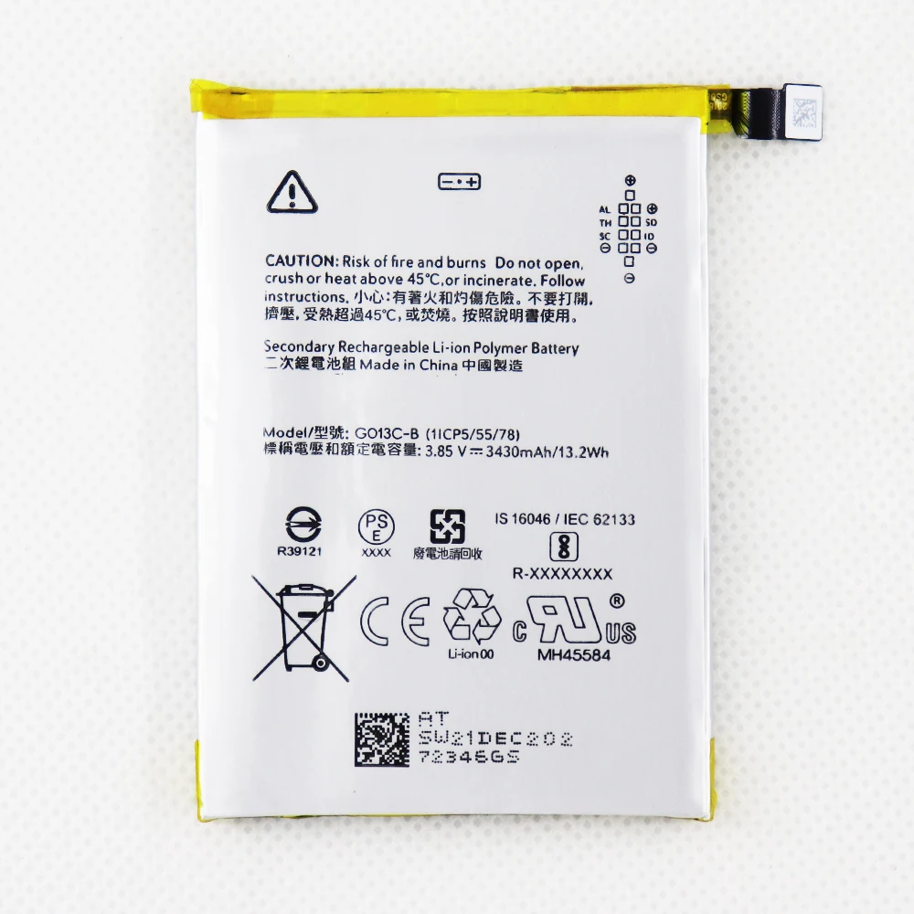 3430mAh 13.20Wh G013C-B Go13C-B C1 Phone Replacement Battery For HTC Google Pixel 3 XL 3XL Batteries +Repair Tools