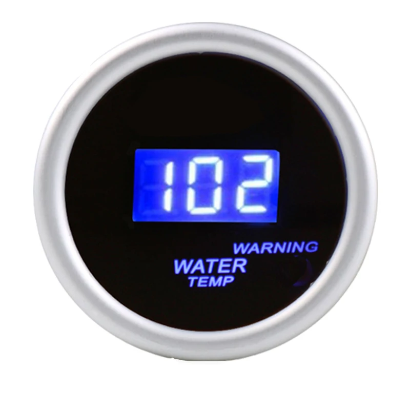 Автомобильный датчик температуры воды 52 мм синий светодиодный цифровой