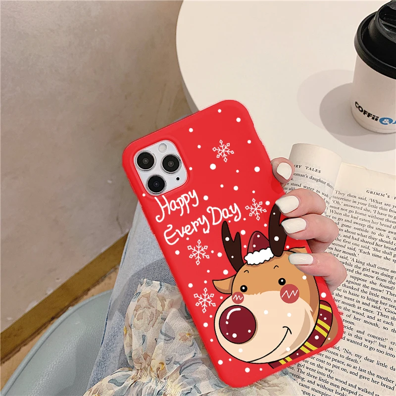 Рождественский мультяшный чехол для Xiaomi Pocophone F2 F1 Mi Redmi Note 8 T 9 S 9A 9C 7 5 6 K20 K30 10 Lite Pro Max